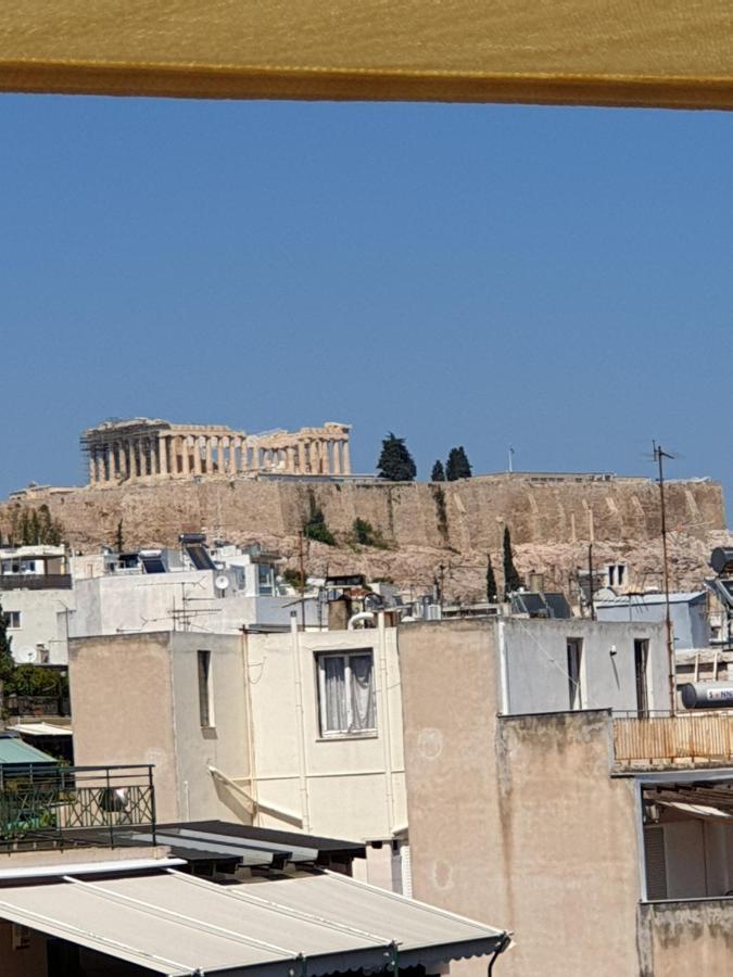 Renovated Studio With Roof Garden Access, 15 M Walk To Acropolis Apartment Атина Екстериор снимка